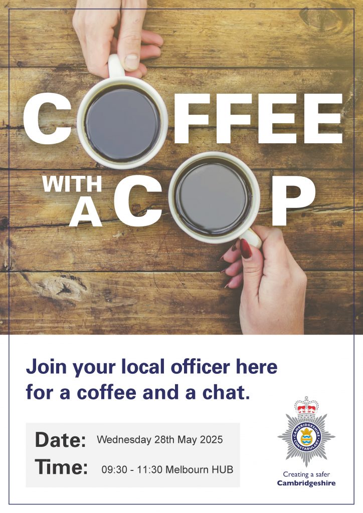 Coffee with a Cop - 28 May 2025 - Melbourn Parish Council